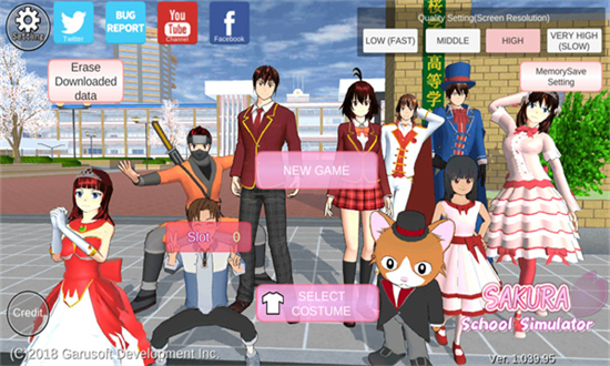 ӣУ԰ģӢİ(SAKURA School Simulator)°汾ͼ0