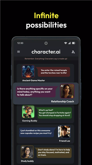 character.ai׿İv1.10.3 ٷ׿ͼ4