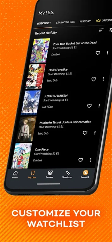 bվ2024겻շCrunchyroll°汾v3.65.0׿ͼ0