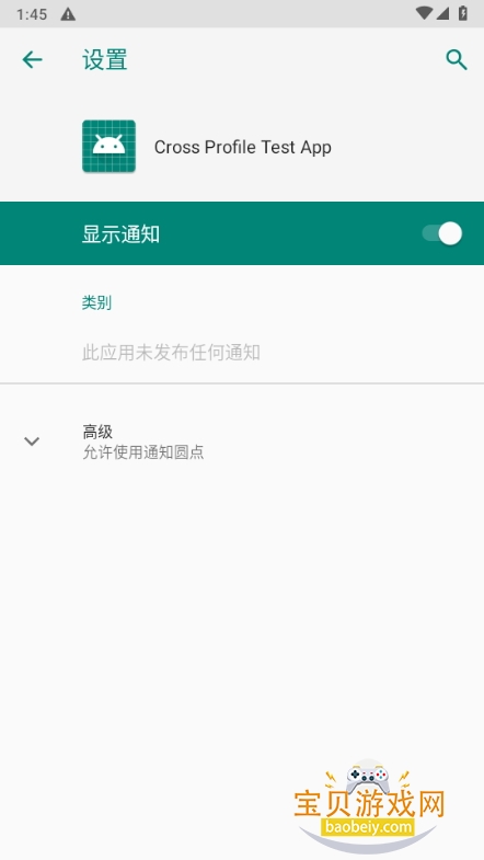 Cross Profile Test App13.apk°