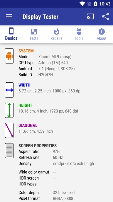 display testerv5.35.3°ͼ0