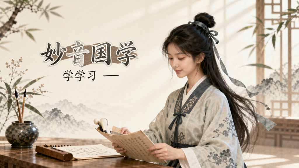 妙音国学 学习界面 安卓版