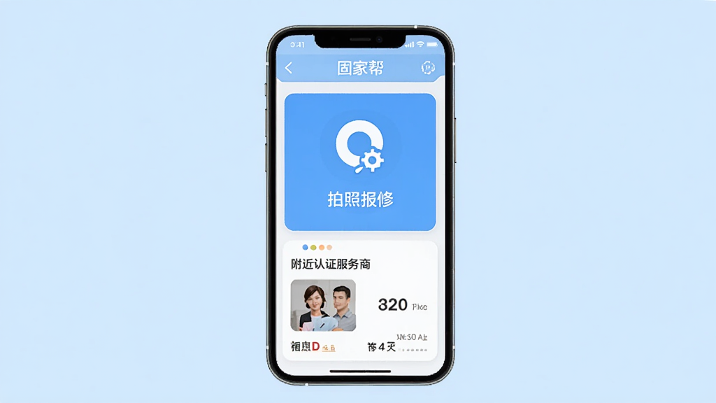 �̼Ұ�App��ҳչʾ���ձ��޹��ܺ͸�����֤�������б����ֻ���Ļ���У�ǳ��ɫ��������ƽ��UI��񣬻���ɾ��޶���Ԫ�أ����廭��