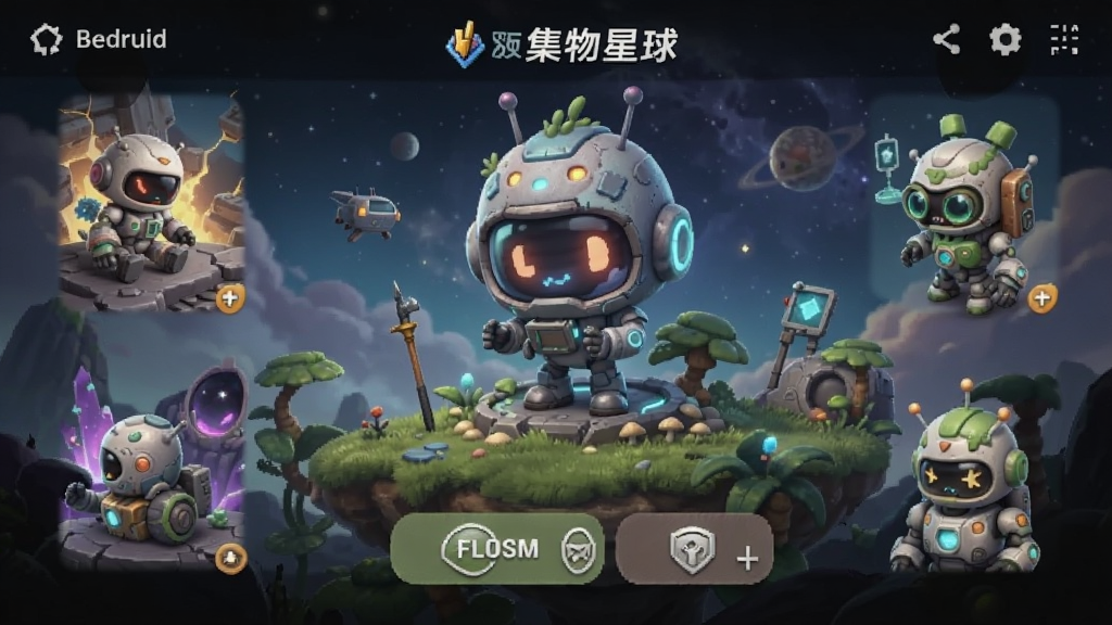 集物星球 安卓版 拆盒收集界面