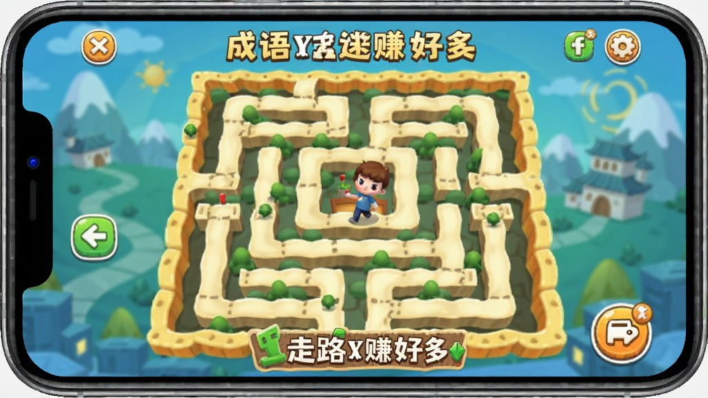 走路赚好多 成语迷宫闯关界面 安卓版