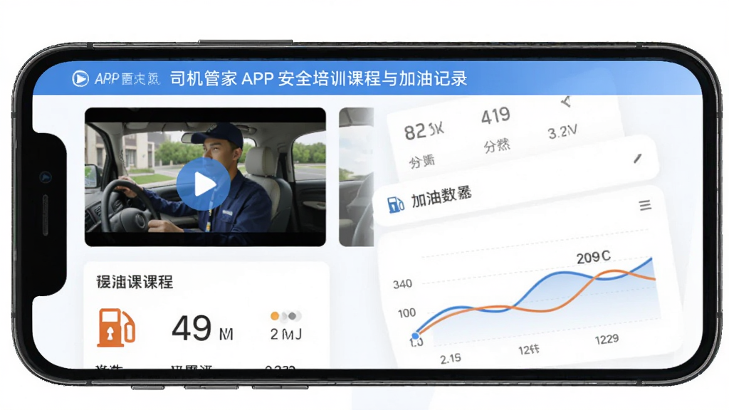 ˾���ܼ�APP��ȫ��ѵ�γ�����ͼ�¼ҳ�棬����Ϊ�ֻ���Ļչʾ��Ƶ�γ�����ͼ���������ͼ��������Ϊ���·������Ű�ֱ�ۣ����Ϊ��ƽ����ƣ�ϸ�ڰ������Ű�ť������ͼ����ͳ�����ߣ����ʸ��壬�ɾ��޶���Ԫ��