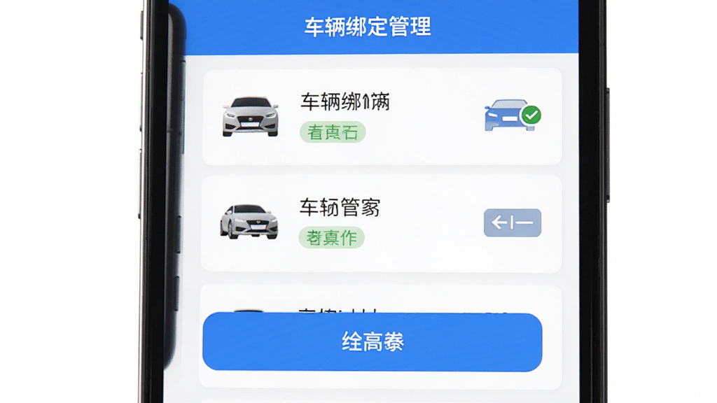 ˾���ܼ�APP�����󶨹��������ͼ������Ϊ�ֻ���Ļչʾ�����б���󶨰�ť������Ϊ���½ṹ���Ű������������Ϊ�ִ�����Ƽ��磬ϸ�ڰ�������ͼ�ꡢ״̬��ǩ�������ť�����ʸ��壬�ɾ��޶���Ԫ��