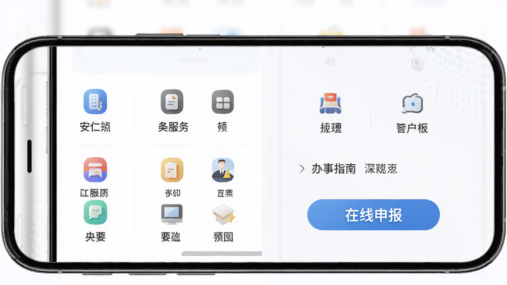 ���ʷ���������½��棬����Ϊ�ֻ���Ļչʾ����������ͼ�꣬�������ҷ������Ű����룬����Լ����ϸ�ڰ�������ָ�Ϻ������걨��ť�����������ɾ��޶���Ԫ��