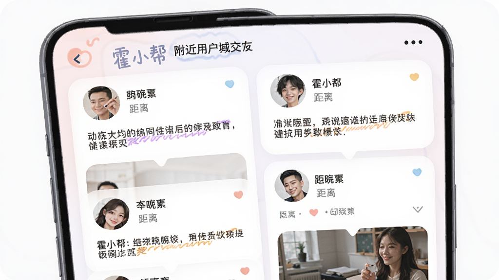 ��С��ͬ�ǽ���ҳ�棬����Ϊ�ֻ���Ļ��ʾ�����û���̬������Ϊ��Ƭ�ٲ������Ű���ã�������Բ�ǣ�ϸ�ڰ���ͷ���ǳơ����롢��̬���֣����ʸɾ��޶���Ԫ��