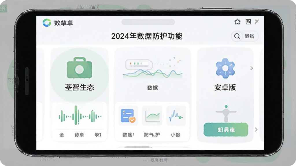 荃智生态 安卓版 数据安全防护功能界面