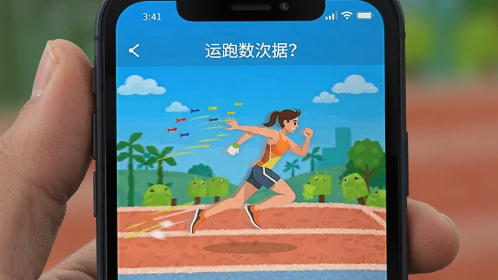 跑跑 安卓版 运动数据界面