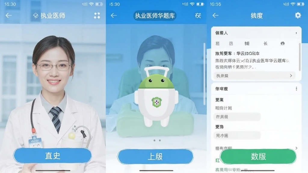 执业医师华云题库 安卓版 界面截图