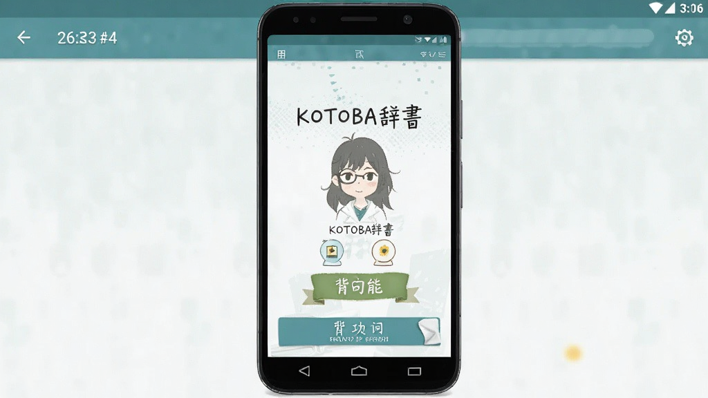 KOTOBA辞 背单词功能界面 安卓版