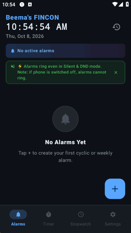 ѭ������Cyclic Alarms���°�1.6.2 �ֻ������н�ͼ