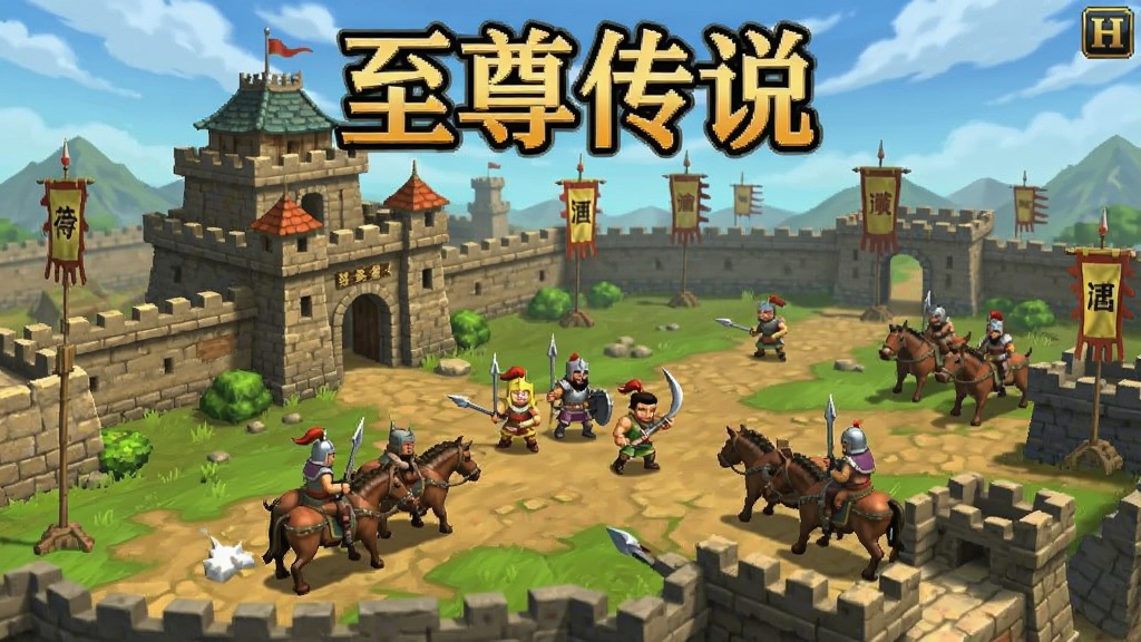 至尊传说 安卓版 沙巴克攻城画面