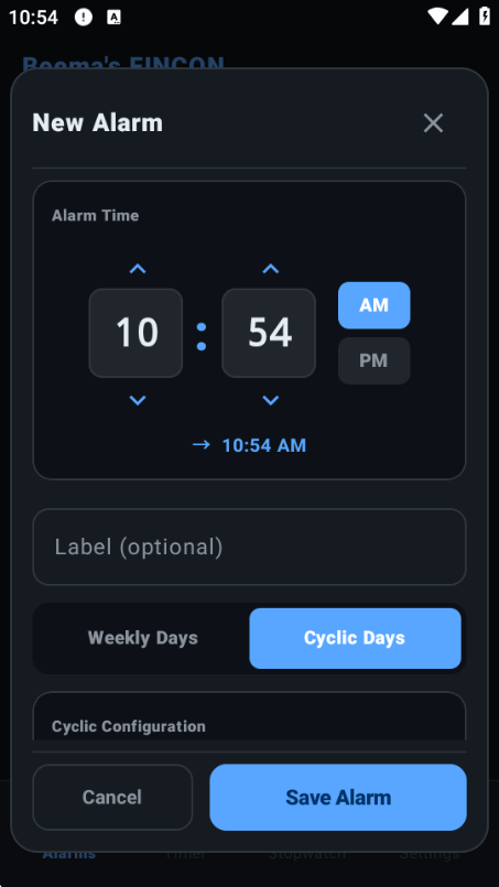 ѭ������Cyclic Alarms���°��ͼ