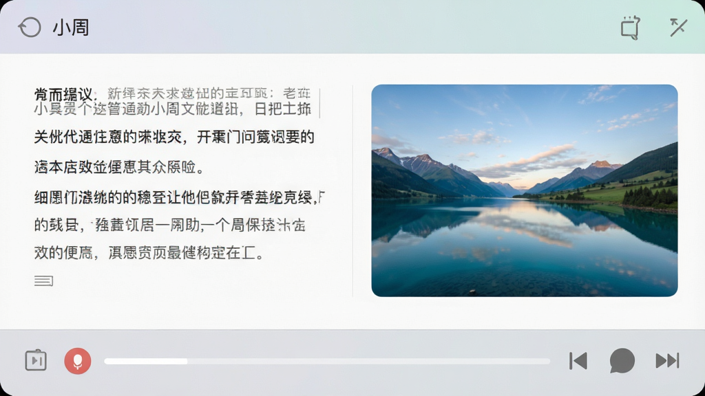 С�ܱ�ǩ�༭����չʾͼ�Ļ���Ч�������Ϊ���ֶ��䣬�Ҳ����һ�ŷ羰��Ƭ���·�����¼����������������ɫ��ͣ�ͼ�꾫�£��Ű����룬�����������ɾ�������Ԫ��