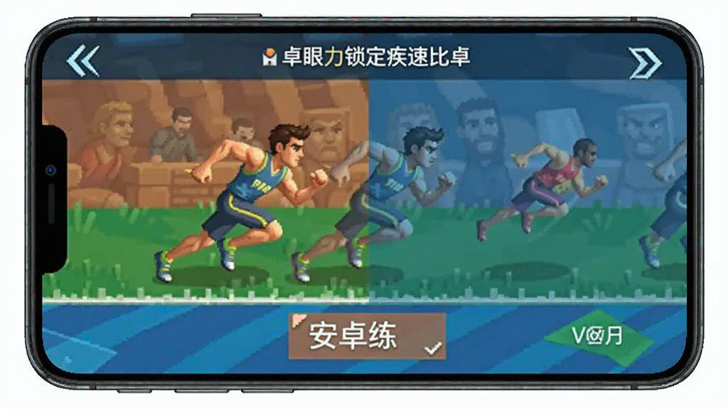 眼力锁定疾速比 安卓版 训练界面