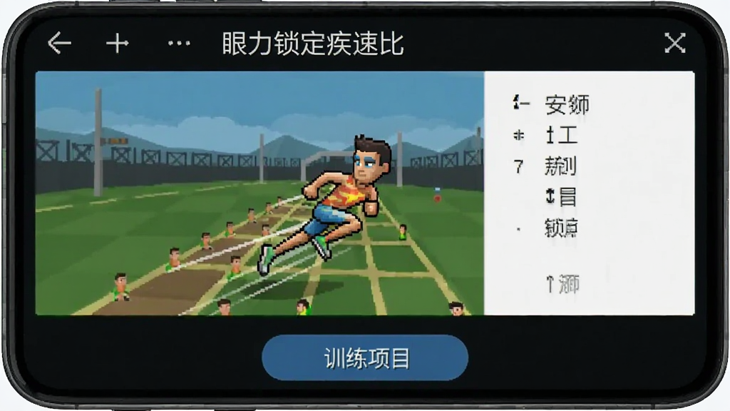 眼力锁定疾速比 安卓版 训练项目添加界面