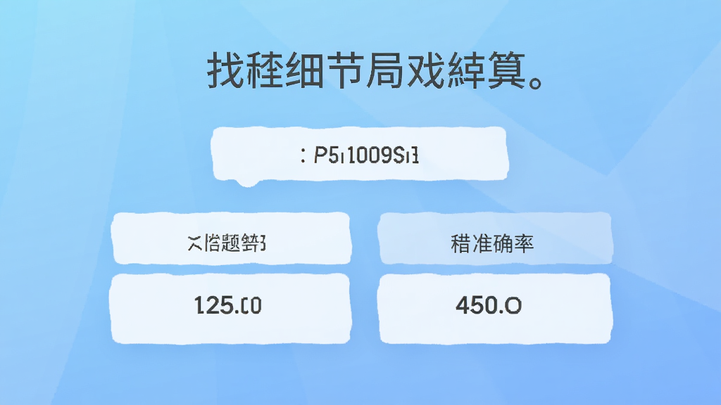 �Ҳ�ϸ�ھ���Ϸ����ҳ�棬��ʾ��ʱ��׼ȷ�ʺʹ�������������Ϊǳ��ɫ���䣬�Ű����룬��ƽ����Ʒ�񣬻���ɾ����޶���Ԫ��