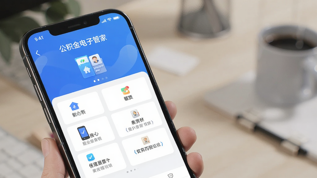 手机公积金电子管家 功能界面展示图