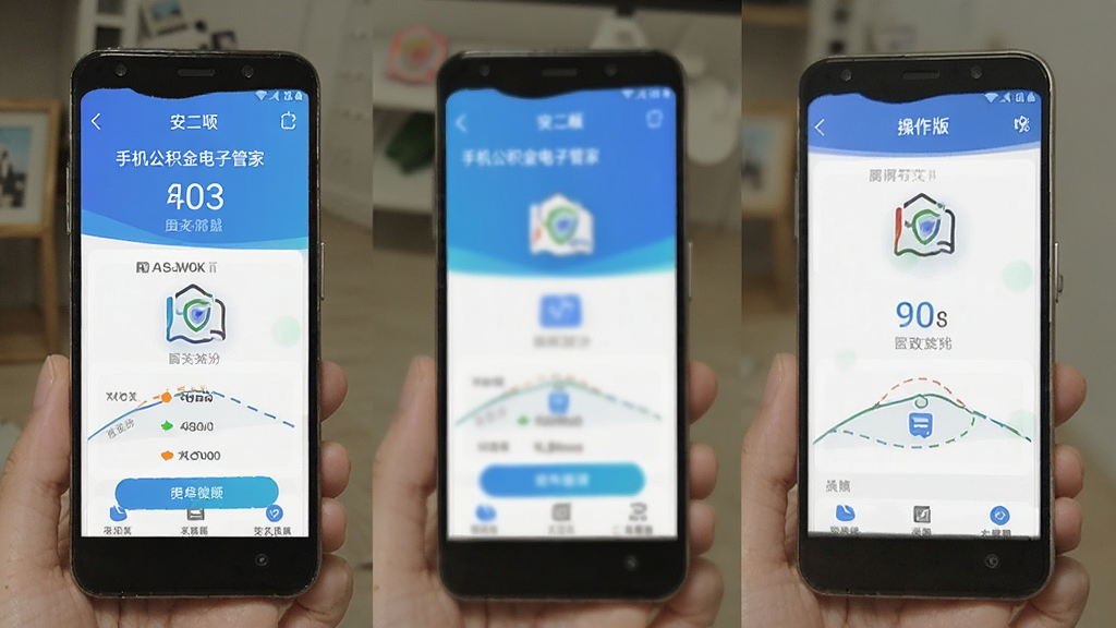 手机公积金电子管家 安卓版 操作界面