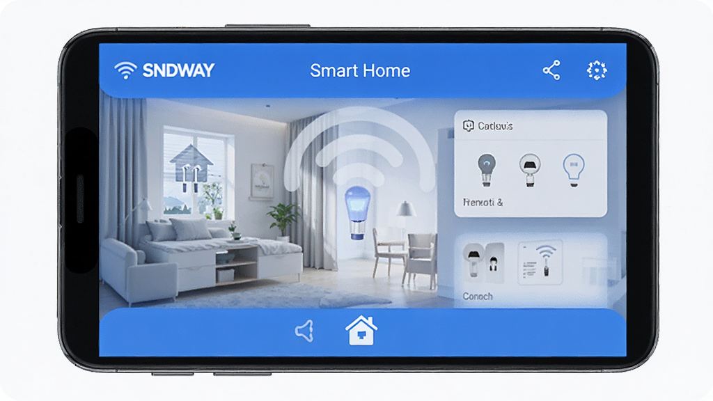 SNDWAY Smart Home 安卓版 设备管理界面