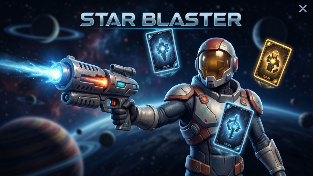 Star Blaster �Ǽʱ��� ��Ϸ������ δ��̫�ձ��� ��ɫ�ֳֵ������� ������������ �ƻ÷�� ϸ�ڷḻ �������� �ɾ� �޶���Ԫ��