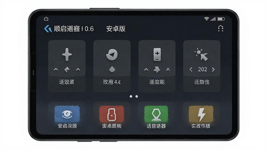 顺启遥控器 安卓版 功能界面