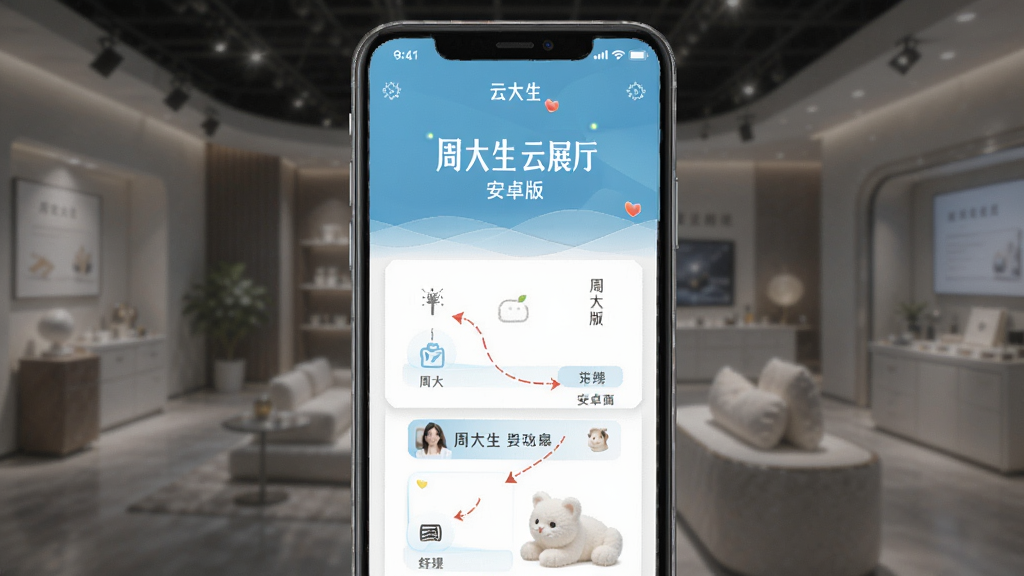 周大生云展厅 安卓版 界面功能展示图