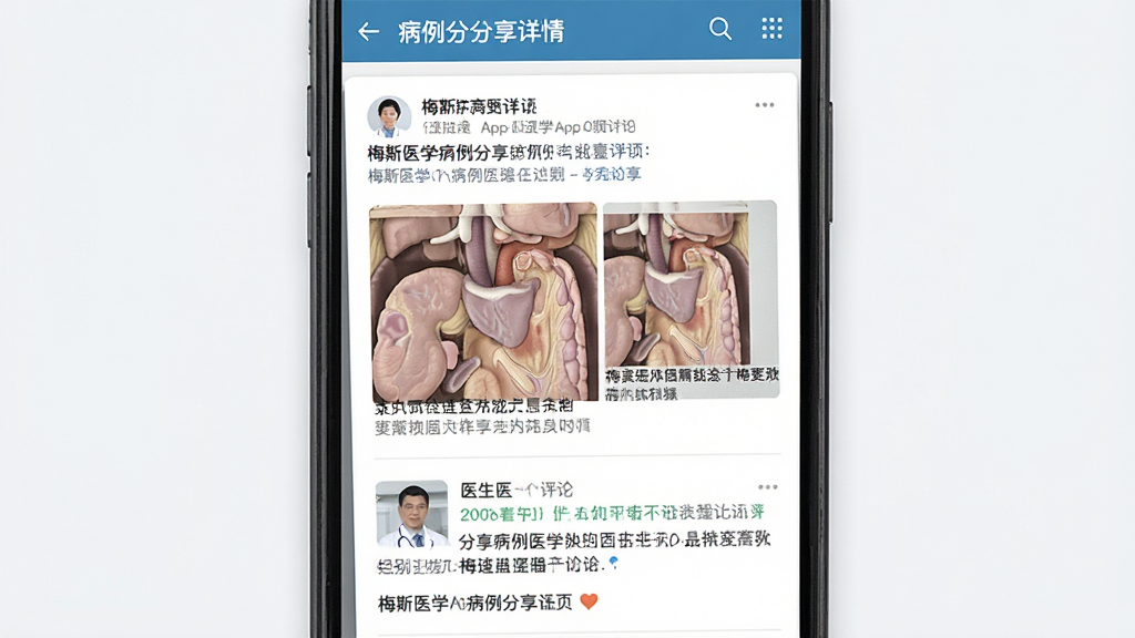 ÷˹ҽѧApp������������ҳ������Ϊ�ֻ���Ļ��ʾ����������������������Ϊ���½ṹ���Ű����������רҵҽ�ƣ�ϸ�ڰ�������ͼƬ��ҽ�����ۣ������������ɾ����޶���Ԫ��