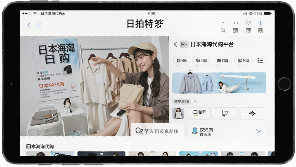 日拍特 日本海淘代购平台 界面展示