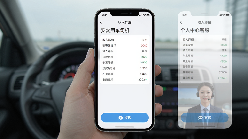 �����ó�����˾���˸���������ͷ�ҳ�棬����Ϊ�ֻ�����չʾ������ϸ��ͷ���ť�������������У��Ű����룬���Ϊ��ˬǳɫ�磬ϸ�ڰ������ְ�ť�����߿ͷ�ͼ�꣬���������ɾ��޶���Ԫ��