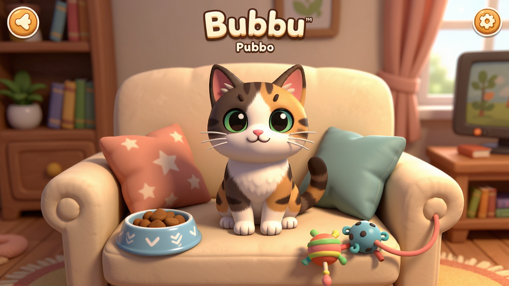 Bubbu�ҵ��������è��Ϸ�����棬�ɰ�è��������ܰ����ɳ���ϣ���Χ��ʳ�������ߣ����־��У��Ű���������ͨ���ϸ�ڷḻ�����ʸɾ��޶���Ԫ��