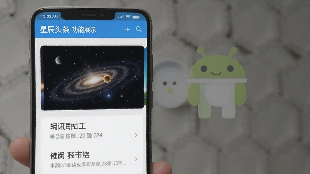 星辰头条 安卓版 阅读界面 功能展示