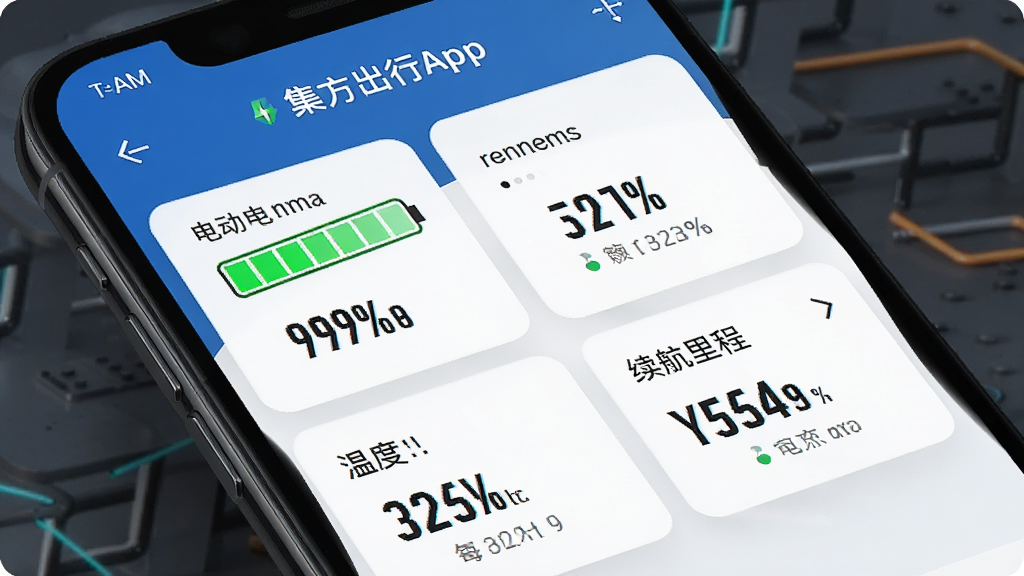 ��������App�����Ϣ���棬����Ϊ�ֻ���Ļ��ʾ�綯����ص�������ѹ���¶�������������ݣ�����Ϊ���½ṹ���Ϸ������·����ݿ�Ƭ���Ű��࣬���Ƽ��У�ϸ�ڰ�����ɫ���������������������ʸ��壬�ɾ����޶���Ԫ��