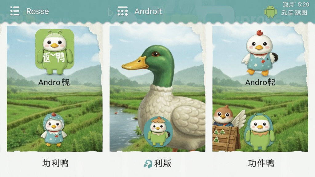 返鸭 安卓版 功能界面 截图