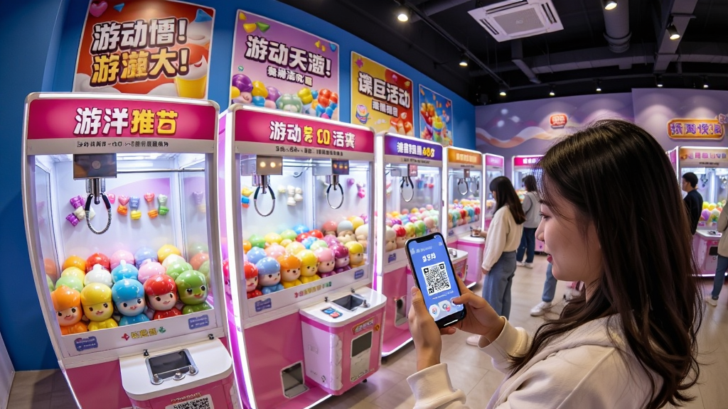 �������޻�ʵ��곡�������ڰڷŶ�̨���޻����˿��������ֻ�ɨ������μ�APP�������Ϊ�ŵ껷���͹˿ͻ���������Ϊ�����Ұ������������죬ϸ�ڰ�����Ŀ�Ļ������ɫ���ͷ׵����ޡ����ʸ��壬�ɾ����޶���Ԫ�ء�