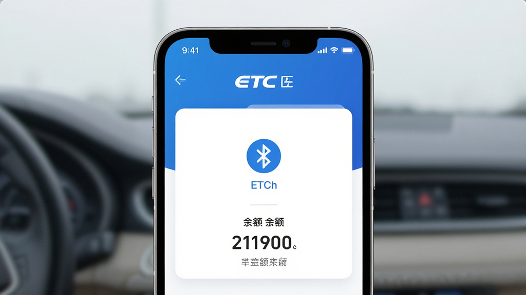 ETC����Ӧ��������չʾ������Ϊ�ֻ���Ļ��ʾETC��ֵҳ�棬���־��У��Ű��࣬����ִ��Ƽ��У�ϸ�ڰ�����������ͼ��������ʾ���򣬻����������ɾ����޶���Ԫ��