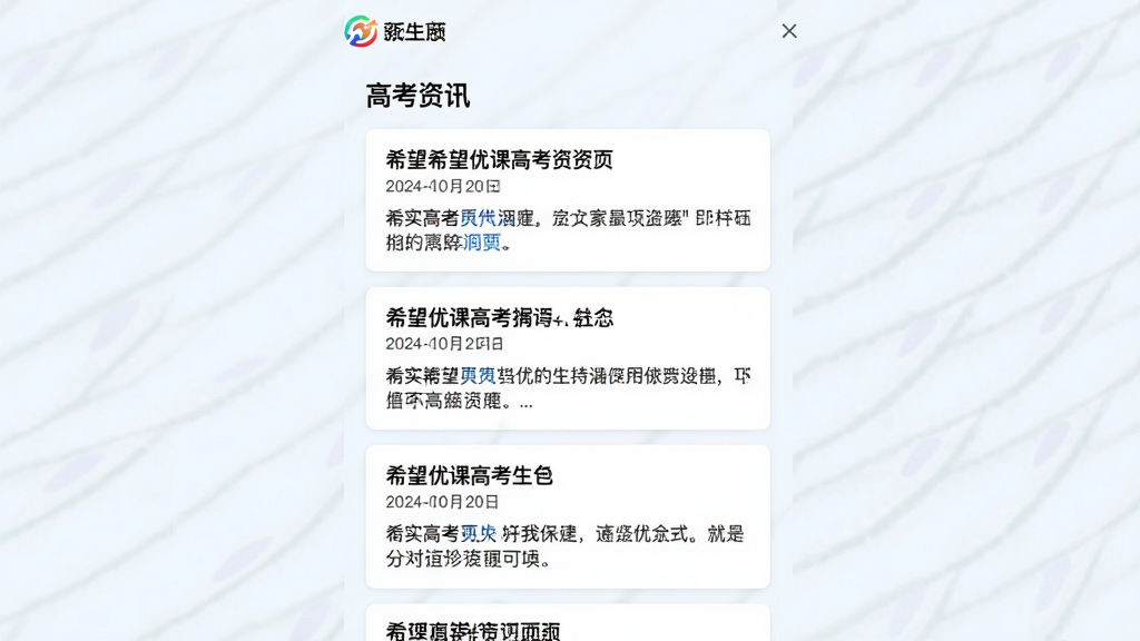 ϣ���ſθ߿���Ѷҳ�棬����Ϊ��Ѷ��Ƭ�б�������Ϊ��������Ű棬�������ǳɫ��ϸ�ڰ������⡢���ں�ժҪ���֣����ʸ��壬�ɾ����޶���Ԫ��