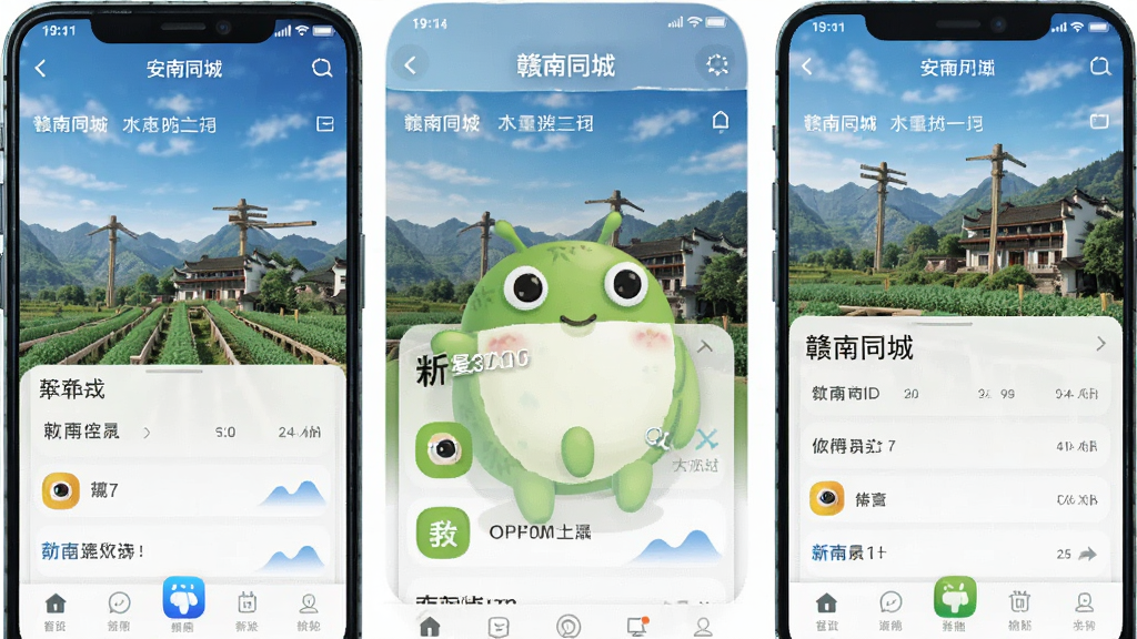赣南同城 安卓版 应用界面