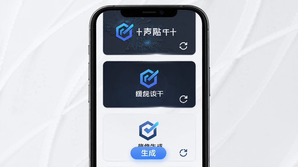 Logo�̱������������ҳ�棬����Ϊ�ֻ���Ļ��ʾһ�����ɵĶ��logo����������Ϊ�������п�Ƭʽ��ÿ�ſ�Ƭ����logoͼ�κ����ƣ��Ű���ˬ�����Ƽ��У�ϸ�������ɰ�ť��ˢ��ͼ�꣬���ʸ��壬�ɾ����޶���Ԫ��