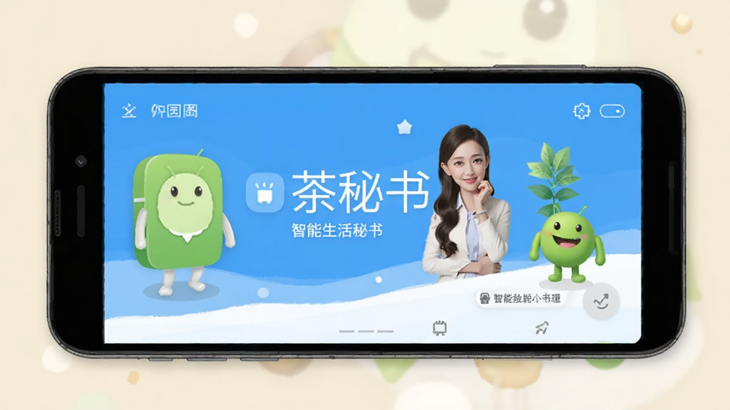 茶秘书 安卓版 智能生活秘书 应用界面