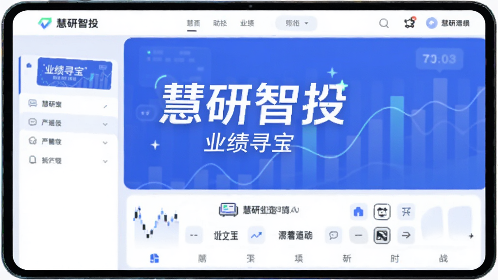 慧研智投 业绩寻宝 功能界面