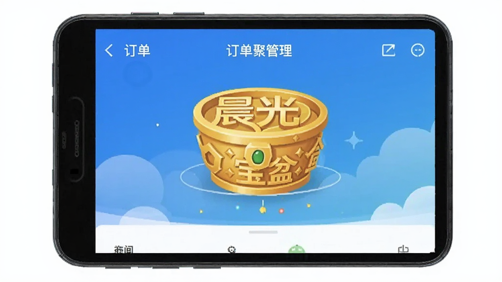 晨光聚宝盆 安卓版 订单管理界面