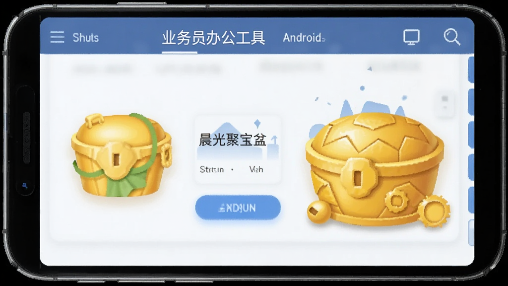 晨光聚宝盆 安卓版 业务员办公工具 界面