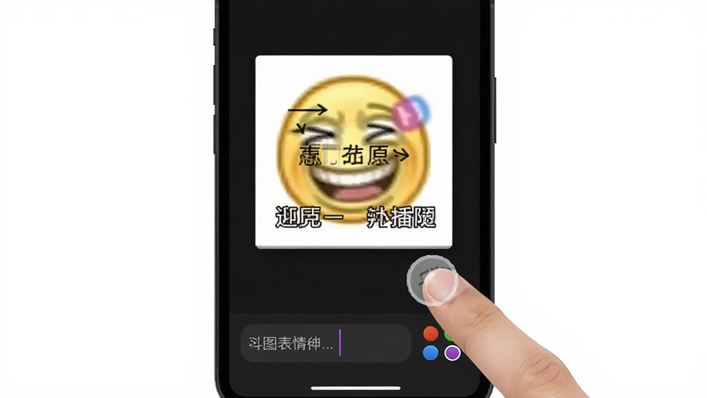 ��ͼ��������GIF���ֲ������棬��������Ϊ�ֻ���Ļ��ʾһ�Ŷ�̬��������ڱ��������֣���Ļ�ײ���������������ɫѡ����������Ϊ���½ṹ�����Ϊ�ִ�������ɫģʽUI��ϸ�ڰ�����ָ�����Ļ��ʾ�⣬�����������ɾ��޶���Ԫ��
