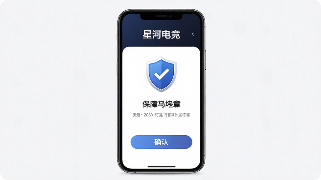 �Ǻӵ羺APP����ȷ��ҳ�棬����Ϊ�ֻ���Ļ��ʾ���ױ��ϱ�ʶ�����־��У��Ű��࣬���ȫ�ɿ���ϸ�ڰ�������ͼ���ȷ�ϰ�ť�������������ɾ����޶���Ԫ��