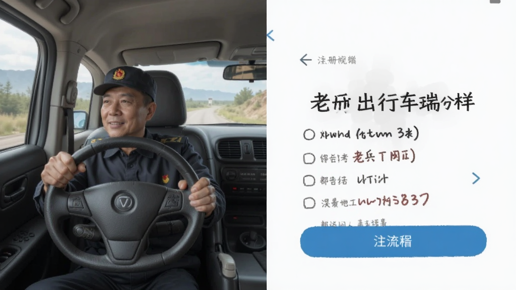 老兵出行车主端 注册流程 安卓版