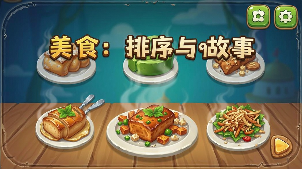 美食:排序与故事 游戏画面 安卓版